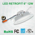 Recessed retrofit downlights with E26 GU24 base 12w 15w ES UL cUL 6\" dimmable led downlights